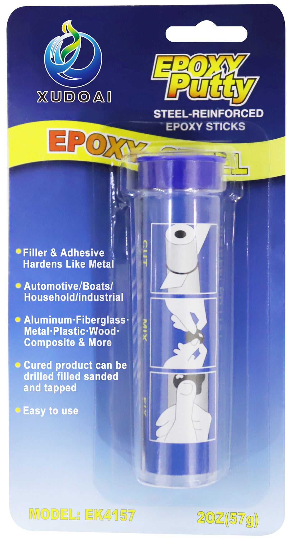 Epoxy Putty Stick Plastic, Epoxy Repair Stick, Metals Putty Stick